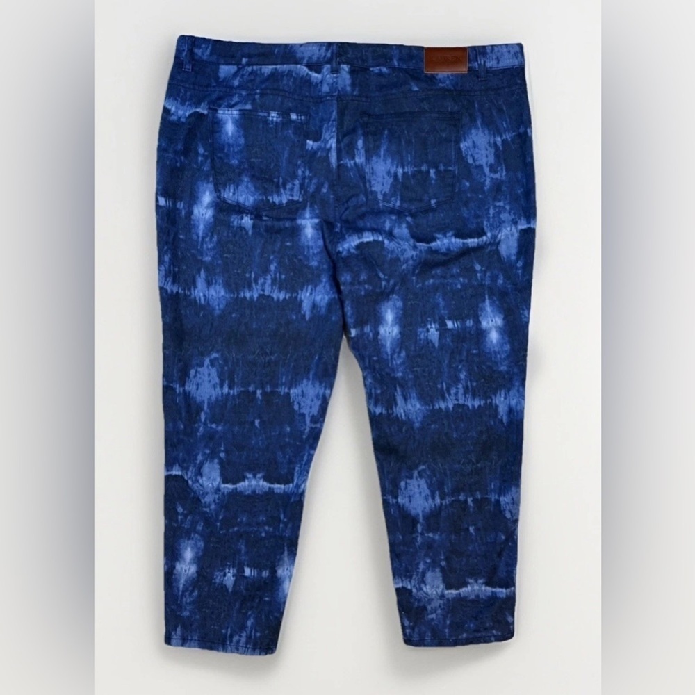 Lauren Ralph Lauren Jeans Womens 20W Blue Acid Wash Premier Skinny Cropped 42" - Picture 3 of 10